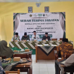 Pelantikan Kepala MTs Ma'arif Sapuran, LP Ma'arif NU Wonosobo Tekankan Lima Amanah Kepemimpinan Nahdliyah