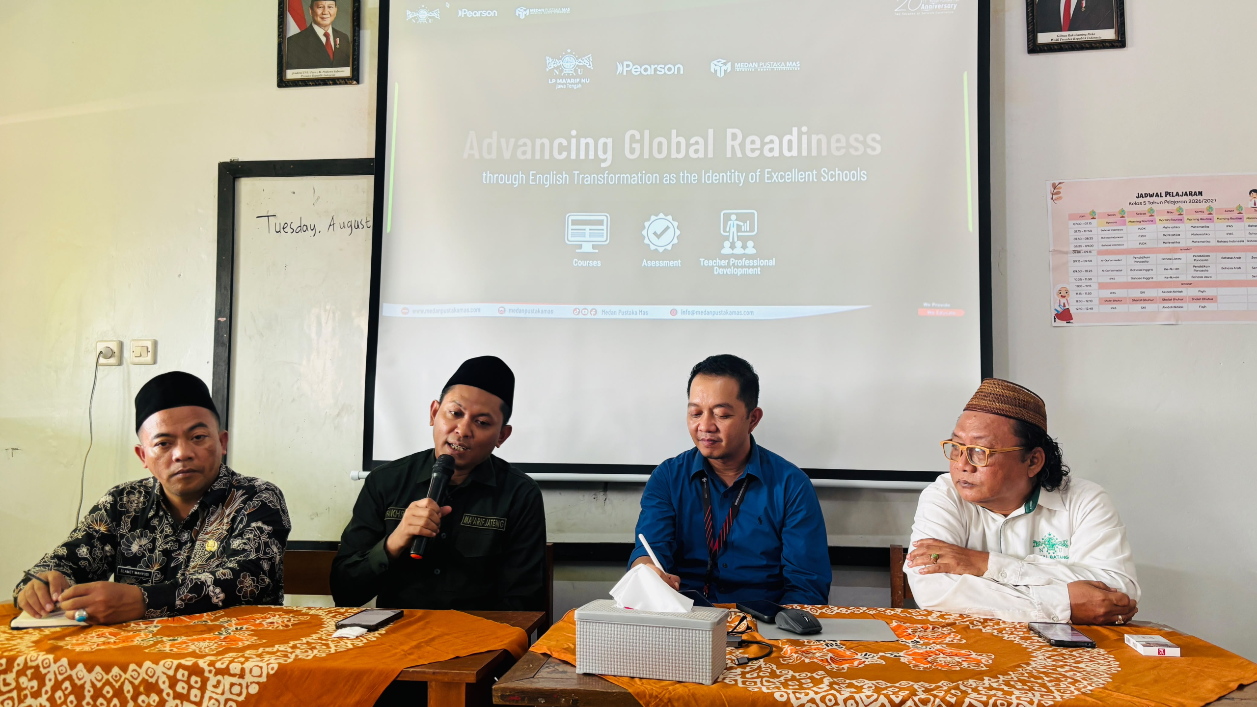 LP Ma’arif NU Jateng dan Pearson Dampingi Madrasah Menuju Standar Global