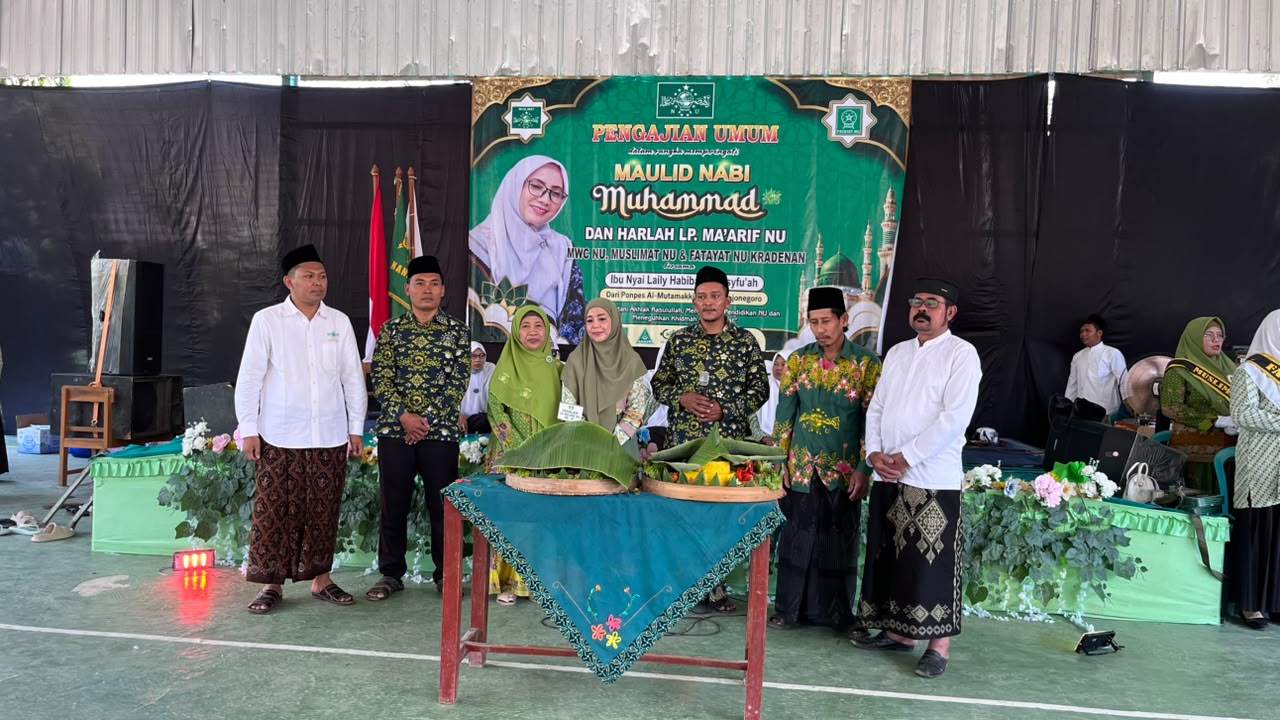 Peringati Maulid Nabi dan Harlah LP Ma'arif NU ke-97, Banom dan Lembaga MWCNU Kradenan Galang Infaq Rp 25,6 Juta dan Mendorong Transformasi Gerakan