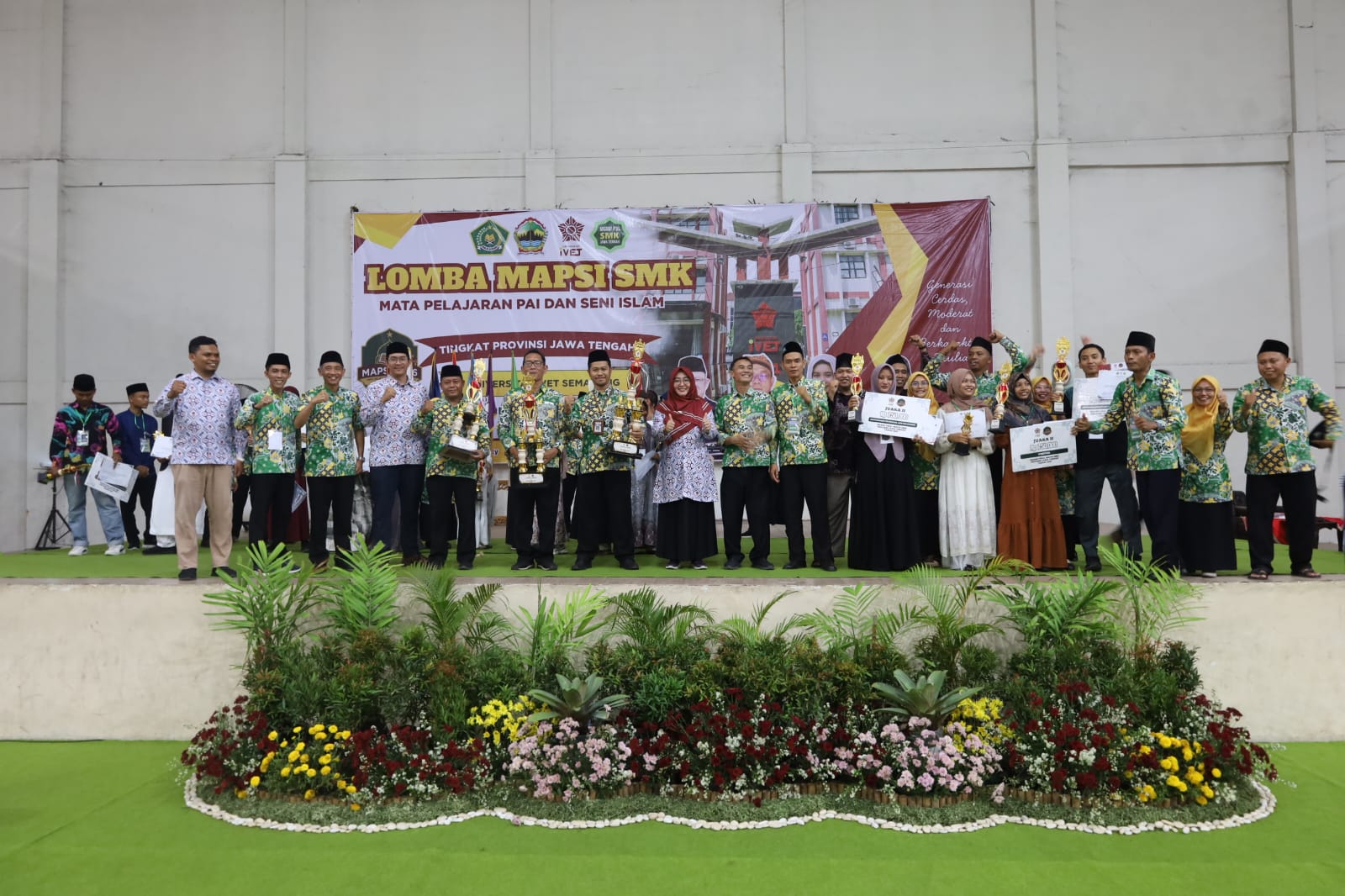 MAPSI PAI SMK Se-Jawa Tengah Sukses Digelar, Kebumen Raih Juara Umum